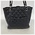 Borsa Tote Chanel in pelle di vitello martellata nera Nero - vista 11