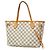 Borsa Tote Louis Vuitton Damier Azur Neverfull PM Bianco