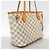 Borsa Tote Louis Vuitton Damier Azur Neverfull PM Bianco - vista 2