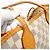 Borsa Tote Louis Vuitton Damier Azur Neverfull PM Bianco - vista 7