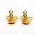 Chanel vergoldete Clip-Ohrringe Golden - Ansicht 6