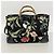 Borsa Tote Gucci GG Blooms Bamboo Nero Multicolore - vista 10