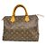 Louis Vuitton Monogram Speedy 30 Handtasche Braun
