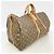 Louis Vuitton Boston Monogram Keepall Bandoulière 55 Marrone - vista 2