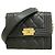 Chanel Black Chain/Shoulder Wallet Schwarz