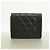 Chanel Black Chain/Shoulder Wallet Schwarz - Ansicht 9