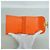 Céline Portefeuille tri-fold en cuir Celine Triomphe Orange - vue 3