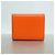 Céline Portefeuille tri-fold en cuir Celine Triomphe Orange - vue 7