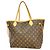 Saco Tote Louis Vuitton Monogram Neverfull MM Marrom