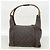 Borsa a mano Gucci in denim marrone - vista 12