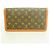 Louis Vuitton Monogram Pochette Dam PM Clutch Bag Marrone - vista 9
