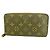 Louis Vuitton Monogram Zippy Wallet Braun