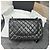 Chanel Classic Flap Medium Tasche Schwarz Lammleder - Ansicht 4