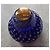 Autre Marque Venini 98 Balloton Cobalt Blue Murano Glass Table Clock Golden - view 4