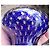 Autre Marque Venini 98 Balloton Cobalt Blue Murano Glass Table Clock Golden - view 7