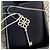 Collana Tiffany & Co. Keys Collection Nodo Cinese Platino e Diamanti Argento - vista 5