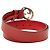 Cintura in pelle Gucci Interlocking G Rosso - vista 3