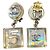 Chanel CHANEL 97P No.5 Cube Coco Mark Ohrringe Silber