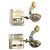 Chanel CHANEL 97P No.5 Cube Coco Mark Ohrringe Silber - Ansicht 3