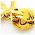 Chanel vergoldete Clip-Ohrringe Golden - Ansicht 7