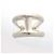 Ring Hermès Anello Hermes Osmos GM Silver Band - vista 2