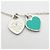 Autre Marque Collana Tiffany & Co. Double Return to Heart Blu - vista 6