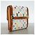 Cartera tri-fold Louis Vuitton en Blanc Blanco - vista 2