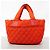 Bolso Tote Chanel Coco Cocoon de nylon Roja - vista 12