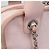 Borsa a tracolla con catena Chanel Deauville Rosa - vista 7