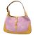 Borsa Gucci Jackie in scamosciato e pelle marrone e rosa