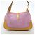 Borsa Gucci Jackie in scamosciato e pelle marrone e rosa - vista 11
