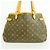 Bolso Tote Horizontal Louis Vuitton Monogram Batignolles Castaño - vista 11