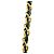 Cinto de corrente Chanel Coco Mark Preto Dourado - vista 4