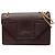 Autre Marque Borsa a tracolla con catena Saint Laurent Betty Rosso Bordò