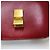 Céline Celine Classic Box Bag em couro vermelho - vista 9
