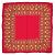 Foulard in seta Chanel in oro e rosso Multicolore D'oro - vista 2