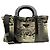Sac à main Prada Tessuto 2-Way Marron Noir Beige Kaki