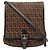 Borsa a Tracolla Fendi Zucca Marrone Nero