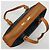 Céline Sac Boston Celine en daim et cuir Marron Bleu Marine - vue 11