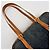 Céline Sac Boston Celine en daim et cuir Marron Bleu Marine - vue 7