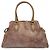Borsa Tote Fendi Etnico in Pelle Metallizzata Bronzo e Marrone Metallico