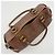 Borsa Tote Fendi Etnico in Pelle Metallizzata Bronzo e Marrone Metallico - vista 15