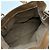 Borsa Tote Fendi Etnico in Pelle Metallizzata Bronzo e Marrone Metallico - vista 17