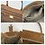 Borsa Tote Fendi Etnico in Pelle Metallizzata Bronzo e Marrone Metallico - vista 18