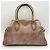 Borsa Tote Fendi Etnico in Pelle Metallizzata Bronzo e Marrone Metallico - vista 2