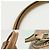 Borsa Tote Fendi Etnico in Pelle Metallizzata Bronzo e Marrone Metallico - vista 8