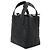 Borsa Tote Small Christian Dior Macro Cannage Toujours Vertical Nero - vista 4