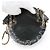Borsa a mano/spalla Chanel 22 Mini 2-way con catena Nero - vista 6