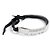 Hermès BRACCIALE HERMES CARTOUCHE IN ARGENTO MASSICCIO 925 & PELLE NERA + SCATOLA E SACCHETTO SILVER