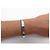 Hermès BRACCIALE HERMES CARTOUCHE IN ARGENTO MASSICCIO 925 & PELLE NERA + SCATOLA E SACCHETTO SILVER - vista 10